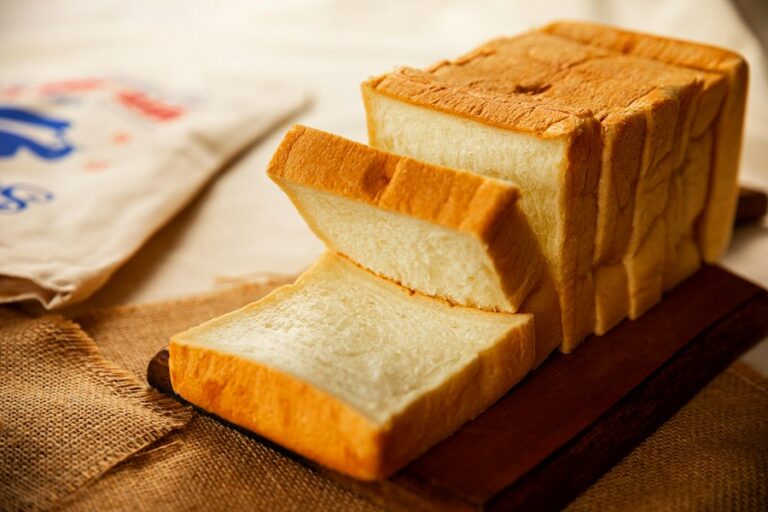 Pan de molde en rebanadas