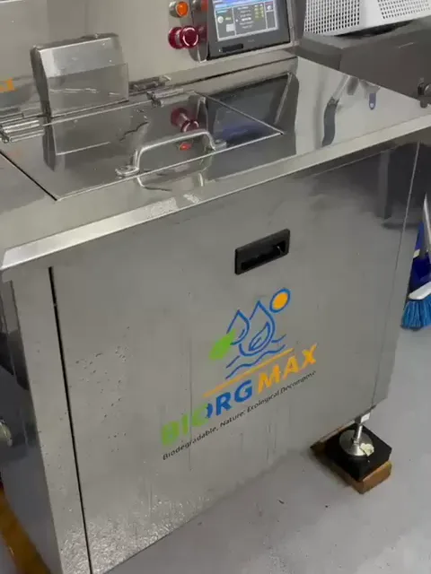 Biodigestor de residuos alimentarios Biorgmax DR300 instalado y en funcionamiento